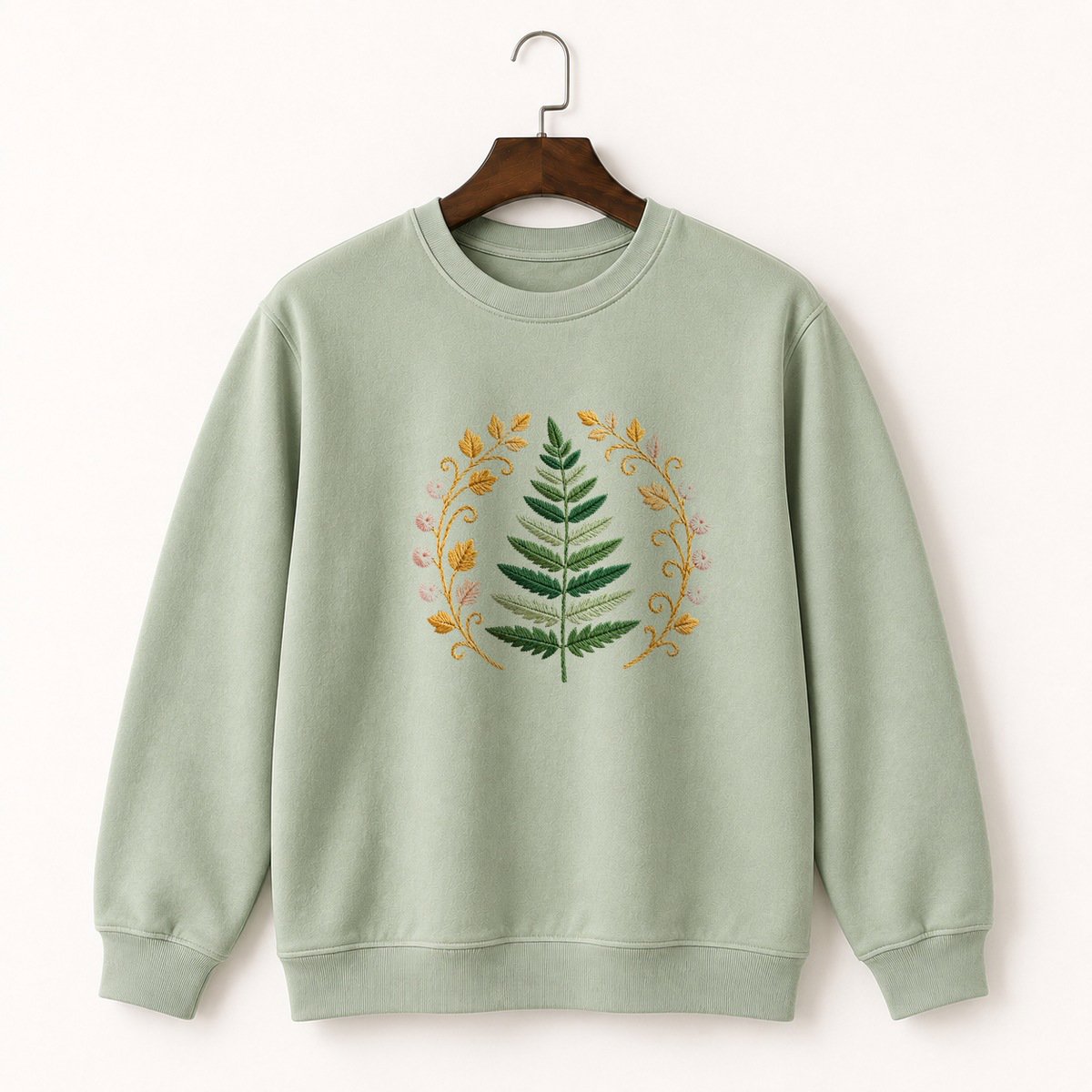 Fern Frond Crewneck Sweatshirt 2