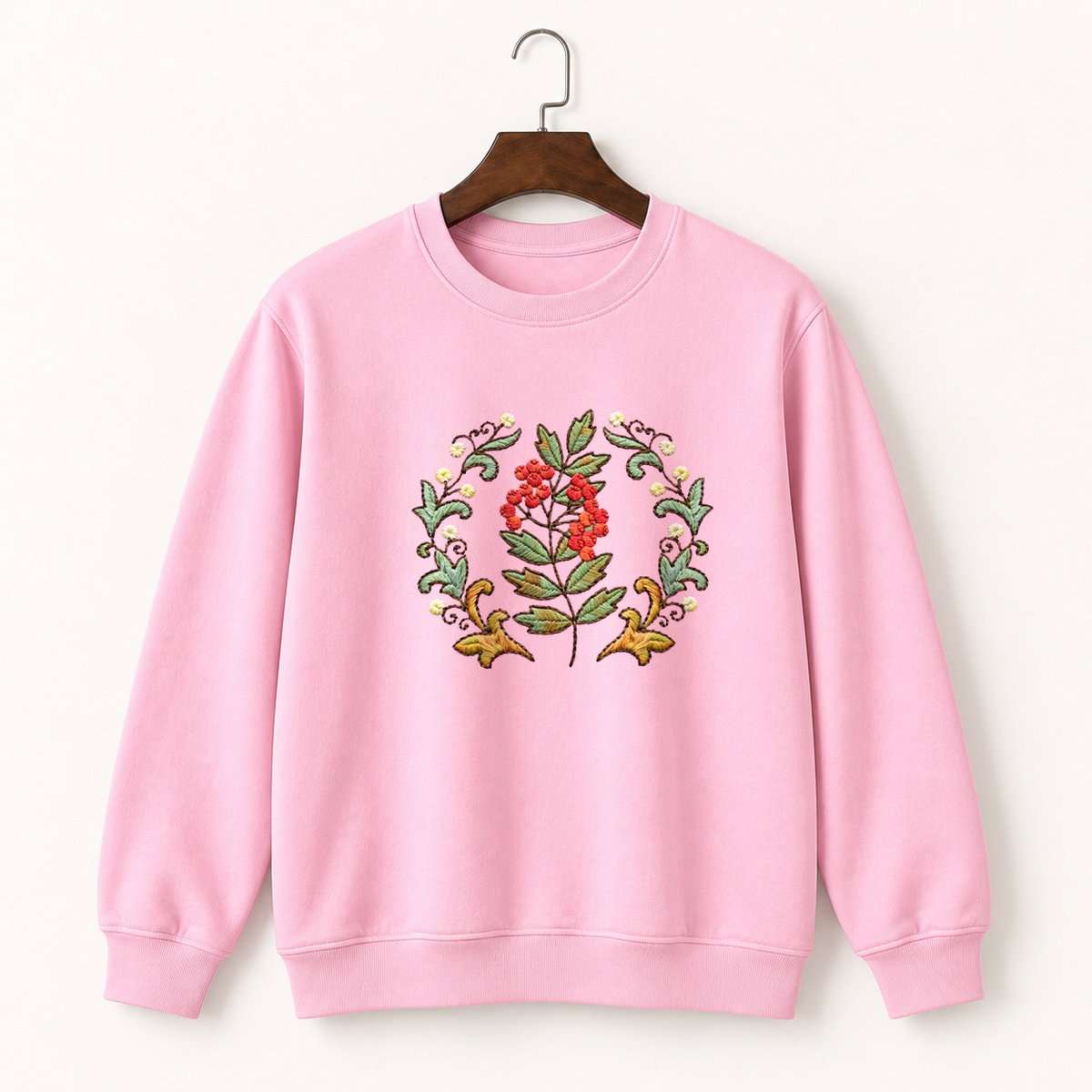Rowan Berry Branch Crewneck Sweatshirt 4