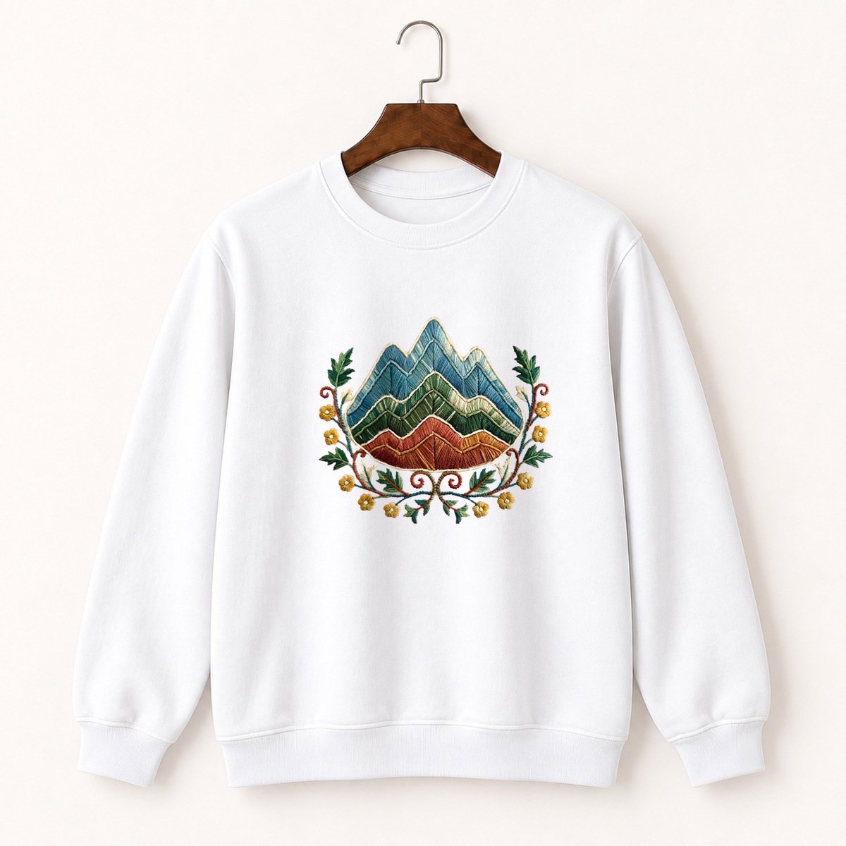Adirondack Mountains Crewneck Sweatshirt 5