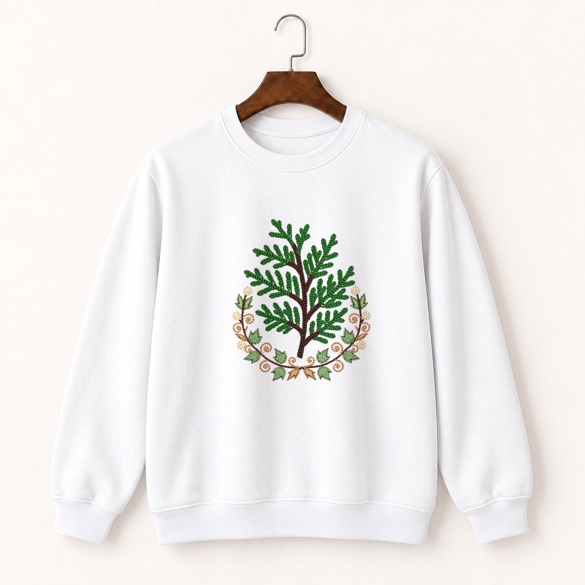 Cedar Branch Crewneck Sweatshirt 5