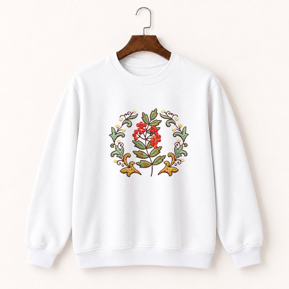 Rowan Berry Branch Crewneck Sweatshirt 5