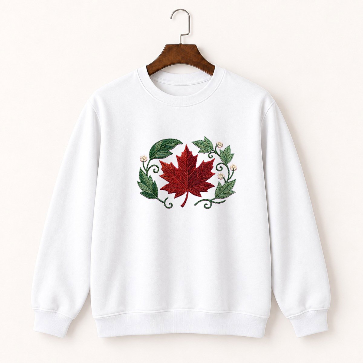 Maple Leaf Crewneck Sweatshirt 5