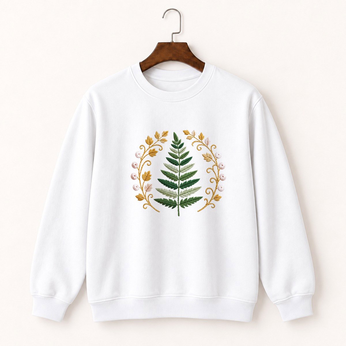 Fern Frond Crewneck Sweatshirt 5