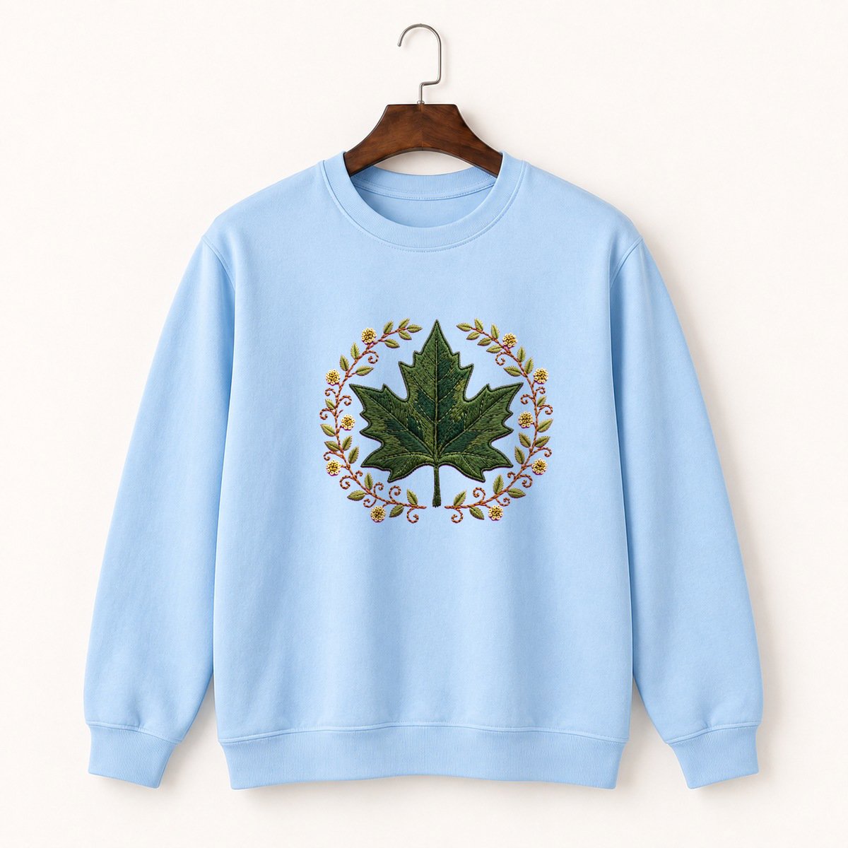 Sycamore Leaf Crewneck Sweatshirt 1
