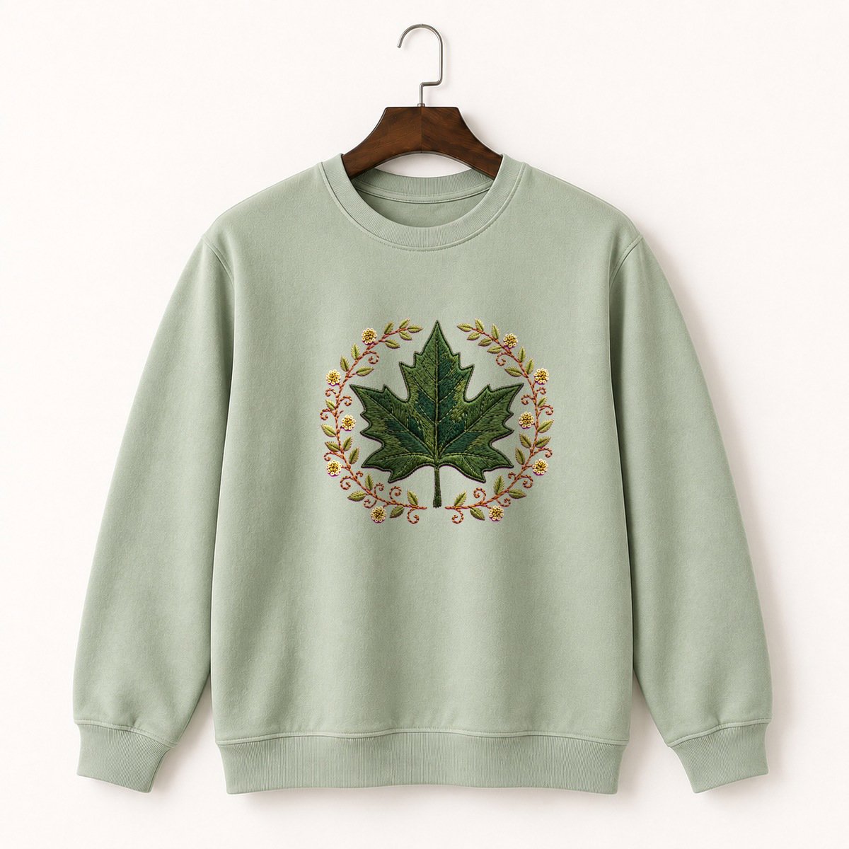Sycamore Leaf Crewneck Sweatshirt 2