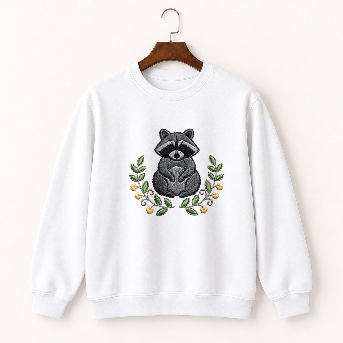 Raccoon Crewneck Sweatshirt 5