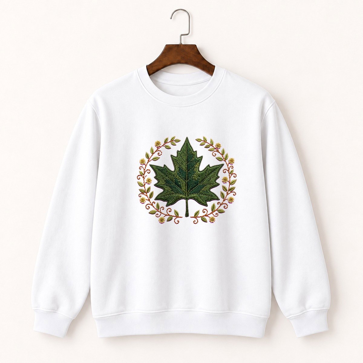 Sycamore Leaf Crewneck Sweatshirt 5