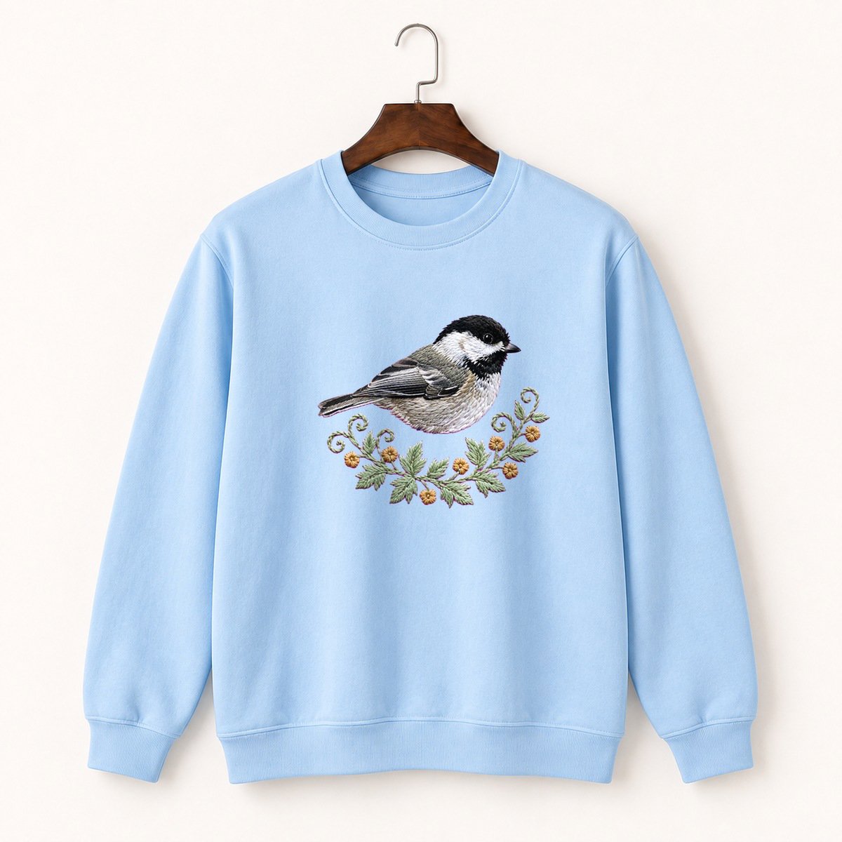 Black-Capped Chickadee Crewneck Sweatshirt 1