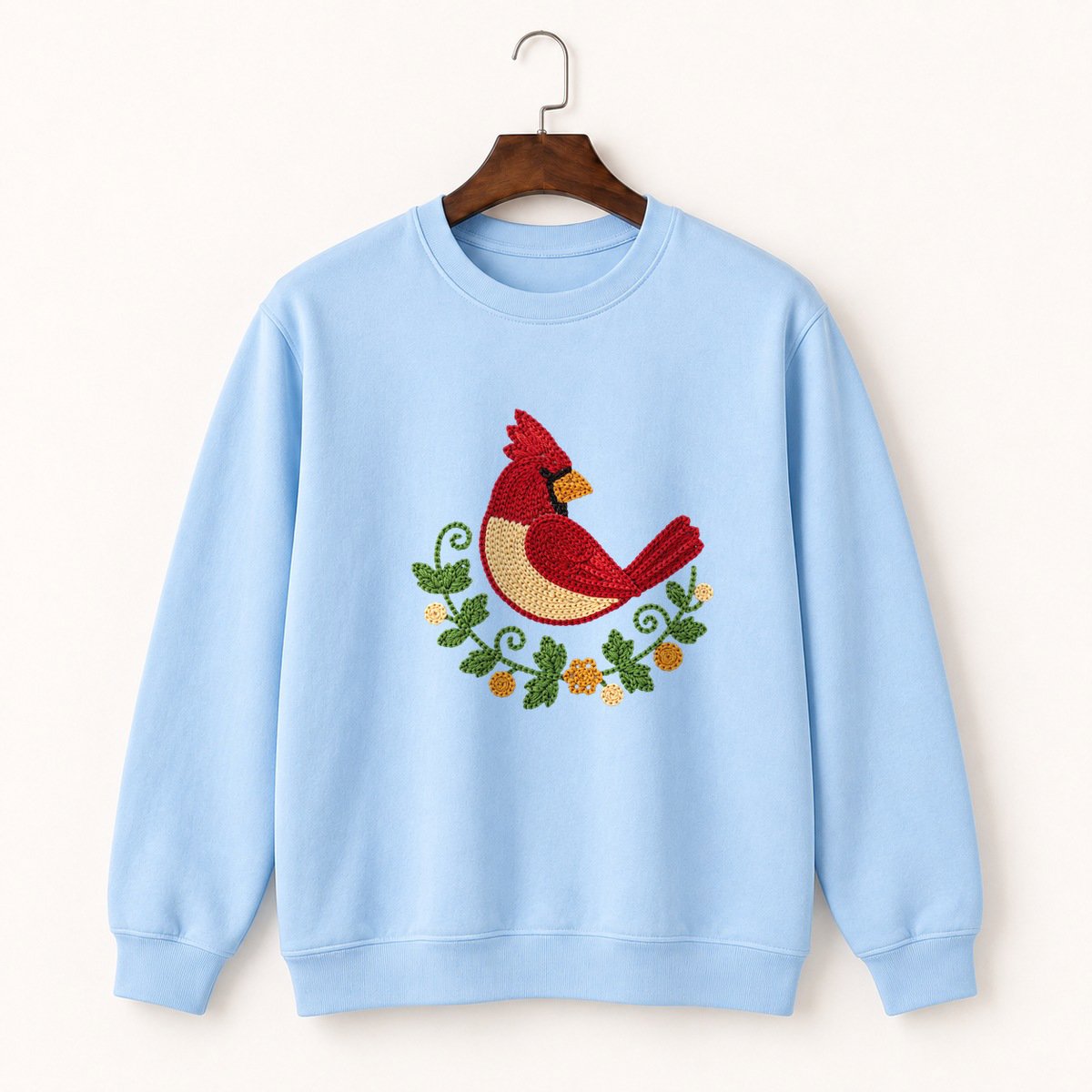 Northern Cardinal Crewneck Sweatshirt 1