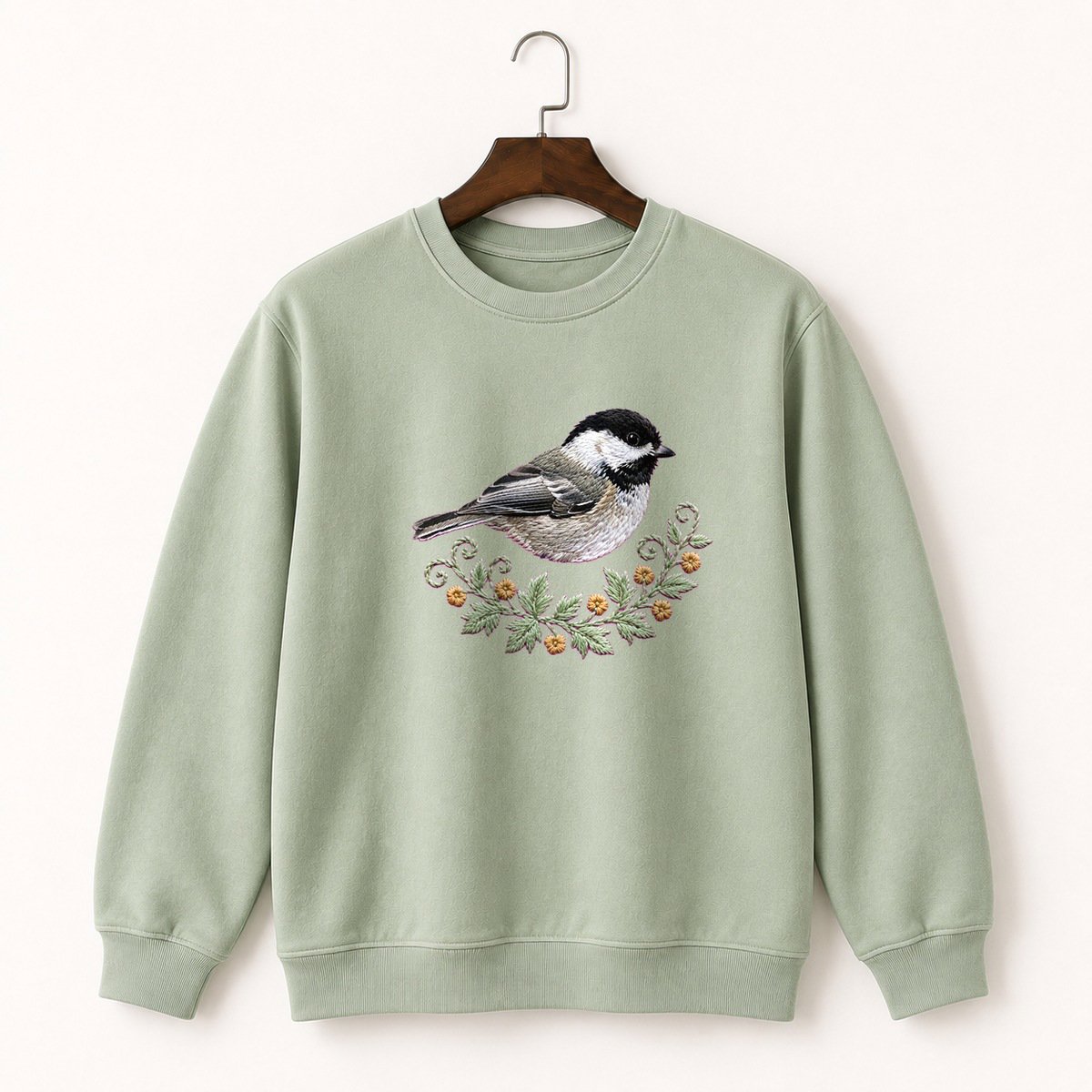 Black-Capped Chickadee Crewneck Sweatshirt 2