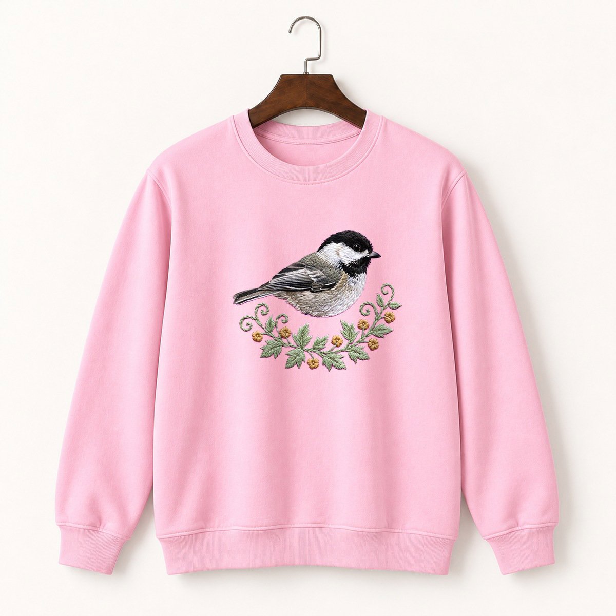 Black-Capped Chickadee Crewneck Sweatshirt 4