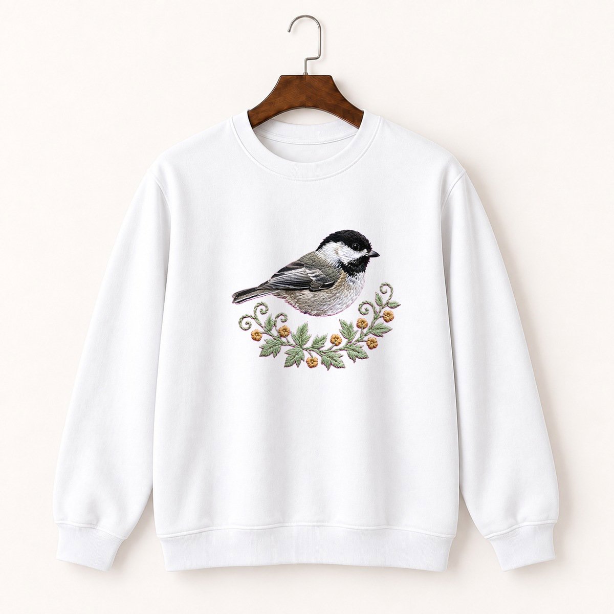 Black-Capped Chickadee Crewneck Sweatshirt 5
