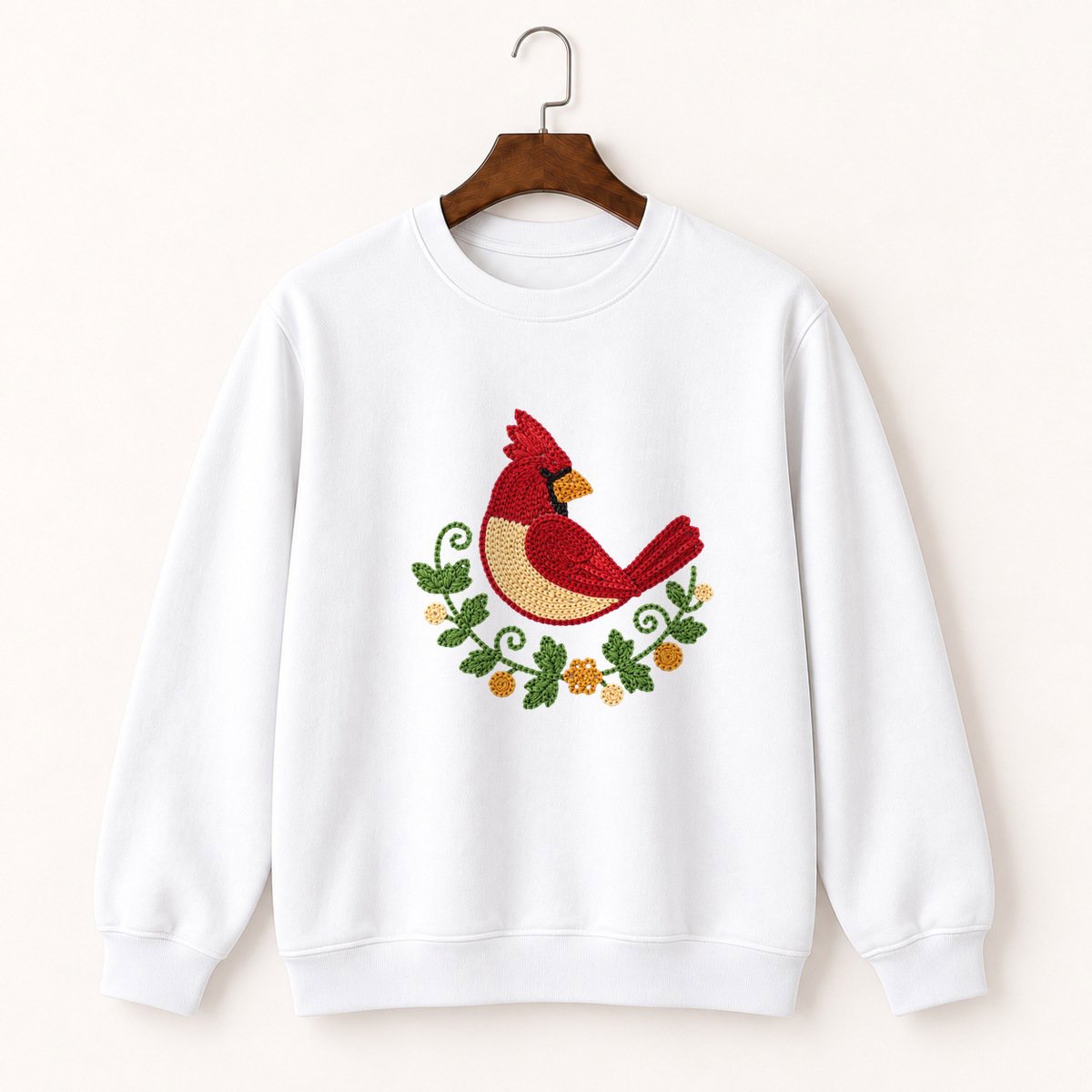 Northern Cardinal Crewneck Sweatshirt 5