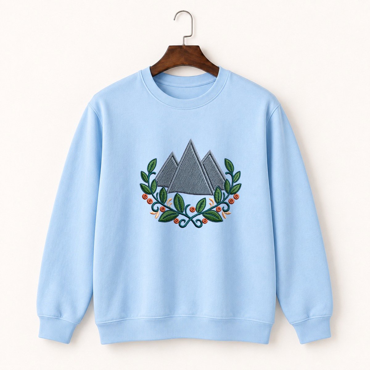 Grand Teton Mountains Crewneck Sweatshirt 1