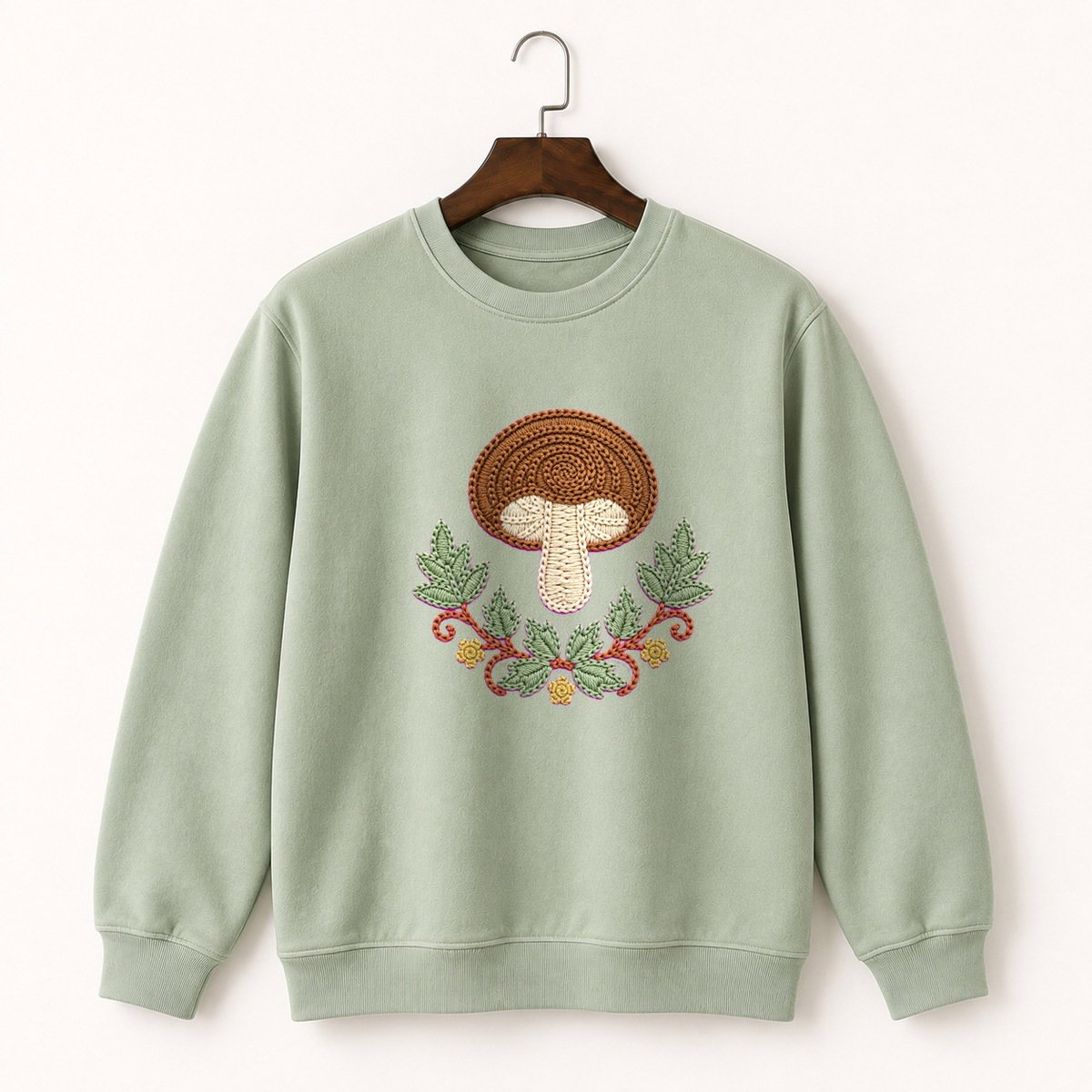 Shiitake Mushroom Crewneck Sweatshirt 2