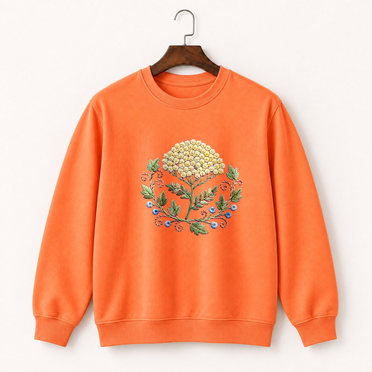 Yarrow Flower Crewneck Sweatshirt 3