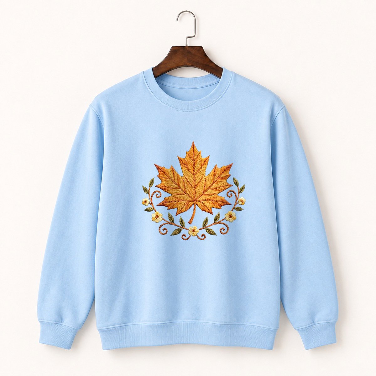 Maple Leaf Crewneck Sweatshirt 1