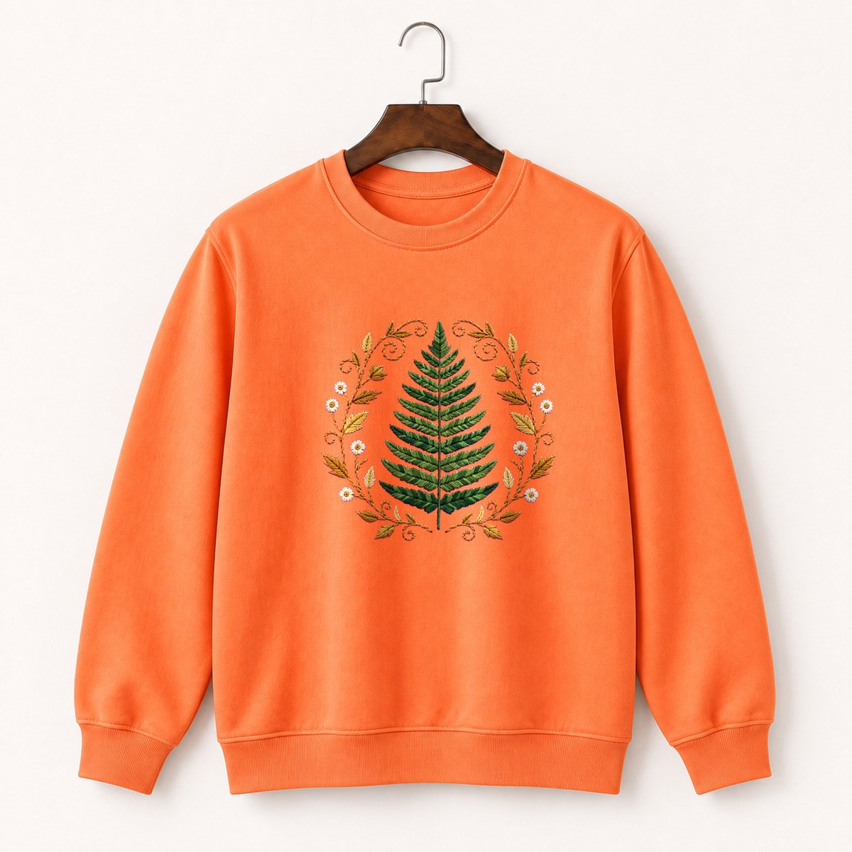 Fern Frond Crewneck Sweatshirt 3