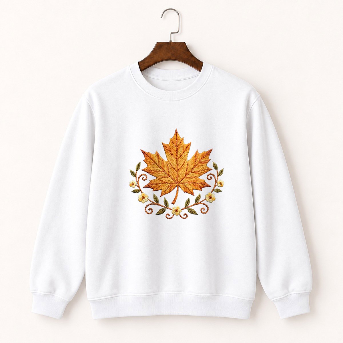 Maple Leaf Crewneck Sweatshirt 5