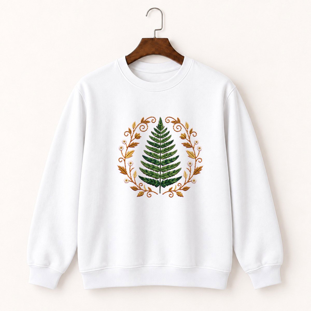 Fern Frond Crewneck Sweatshirt 5