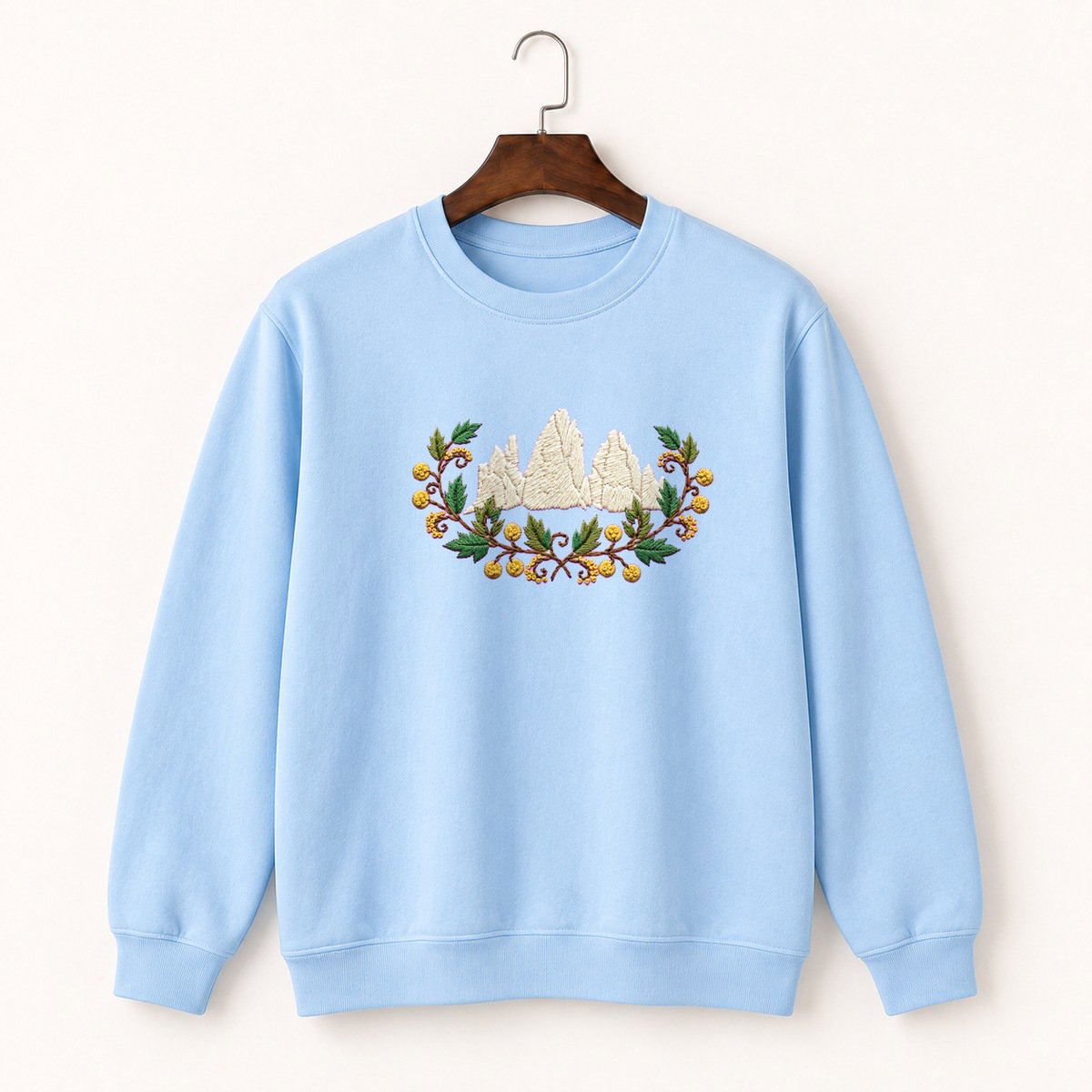 Dolomites Mountains Crewneck Sweatshirt 1