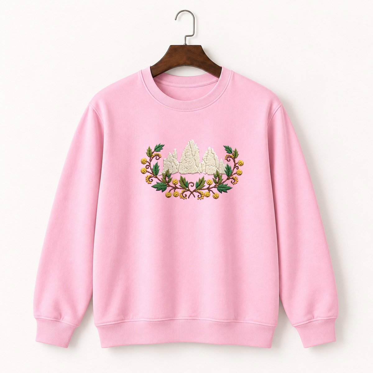Dolomites Mountains Crewneck Sweatshirt 4