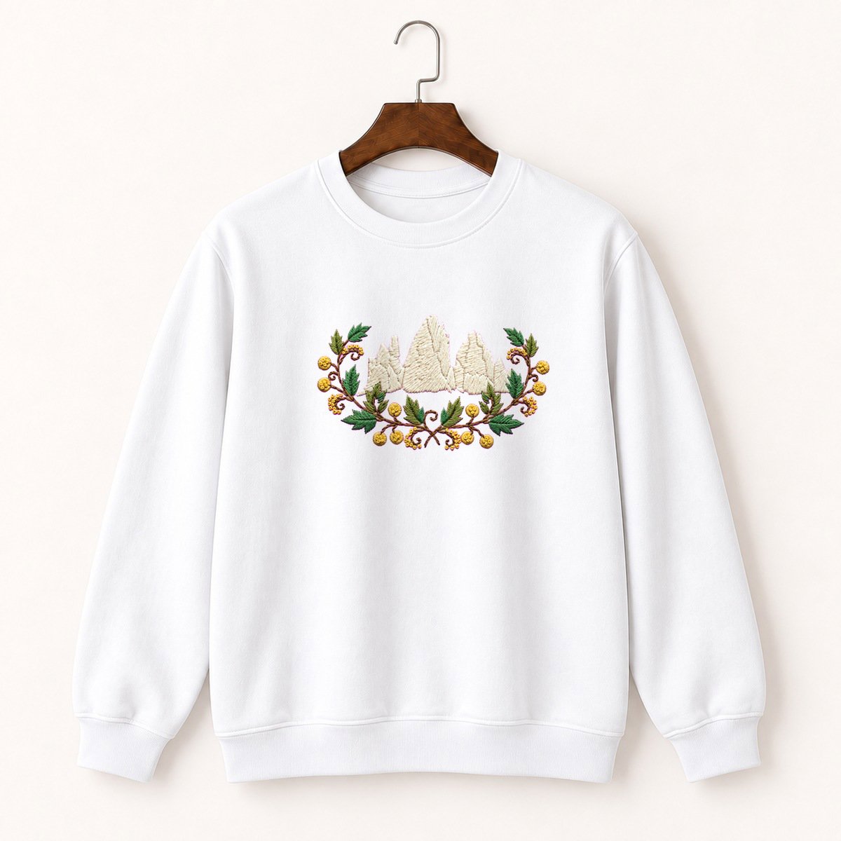 Dolomites Mountains Crewneck Sweatshirt 5