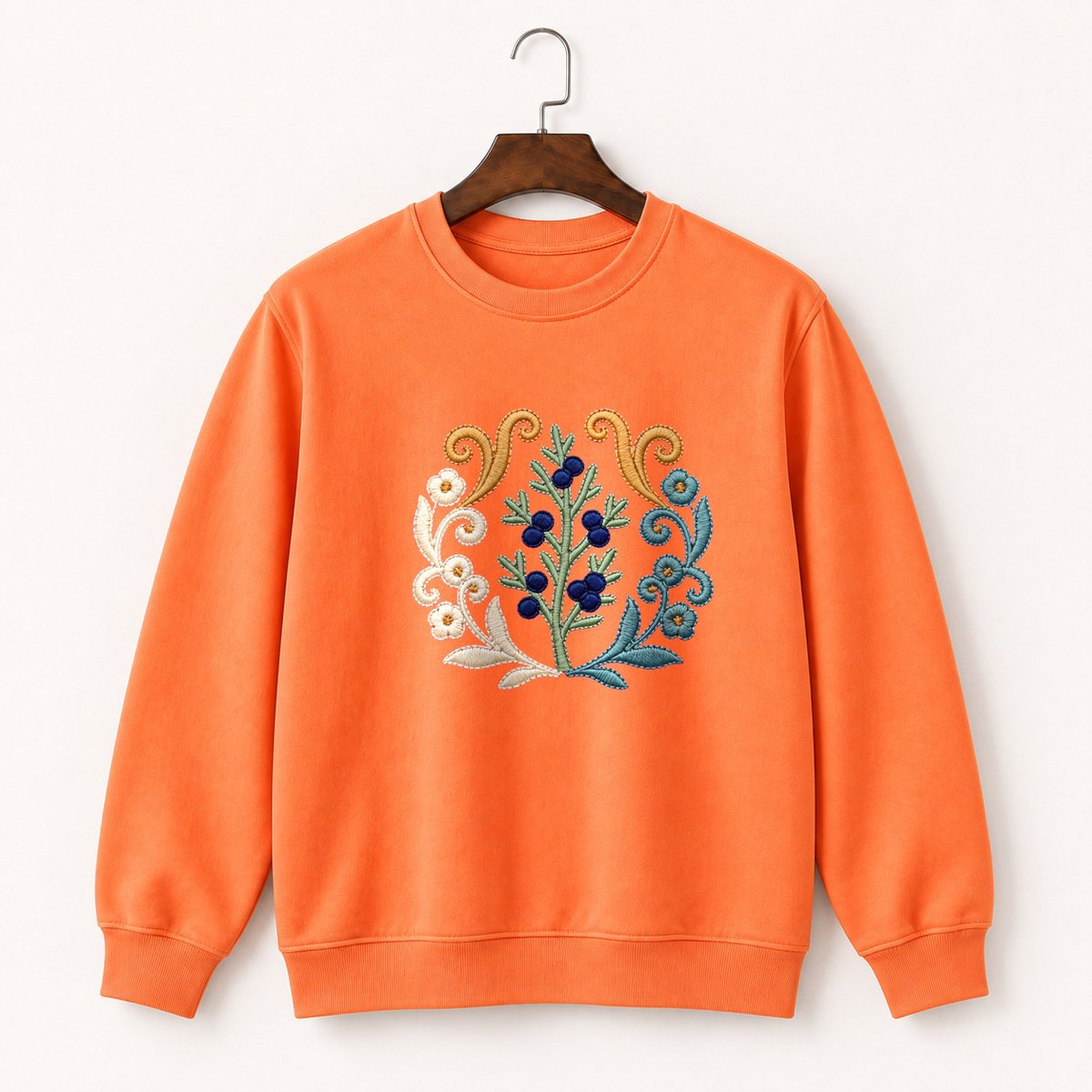 Juniper Berry Branch Crewneck Sweatshirt 3