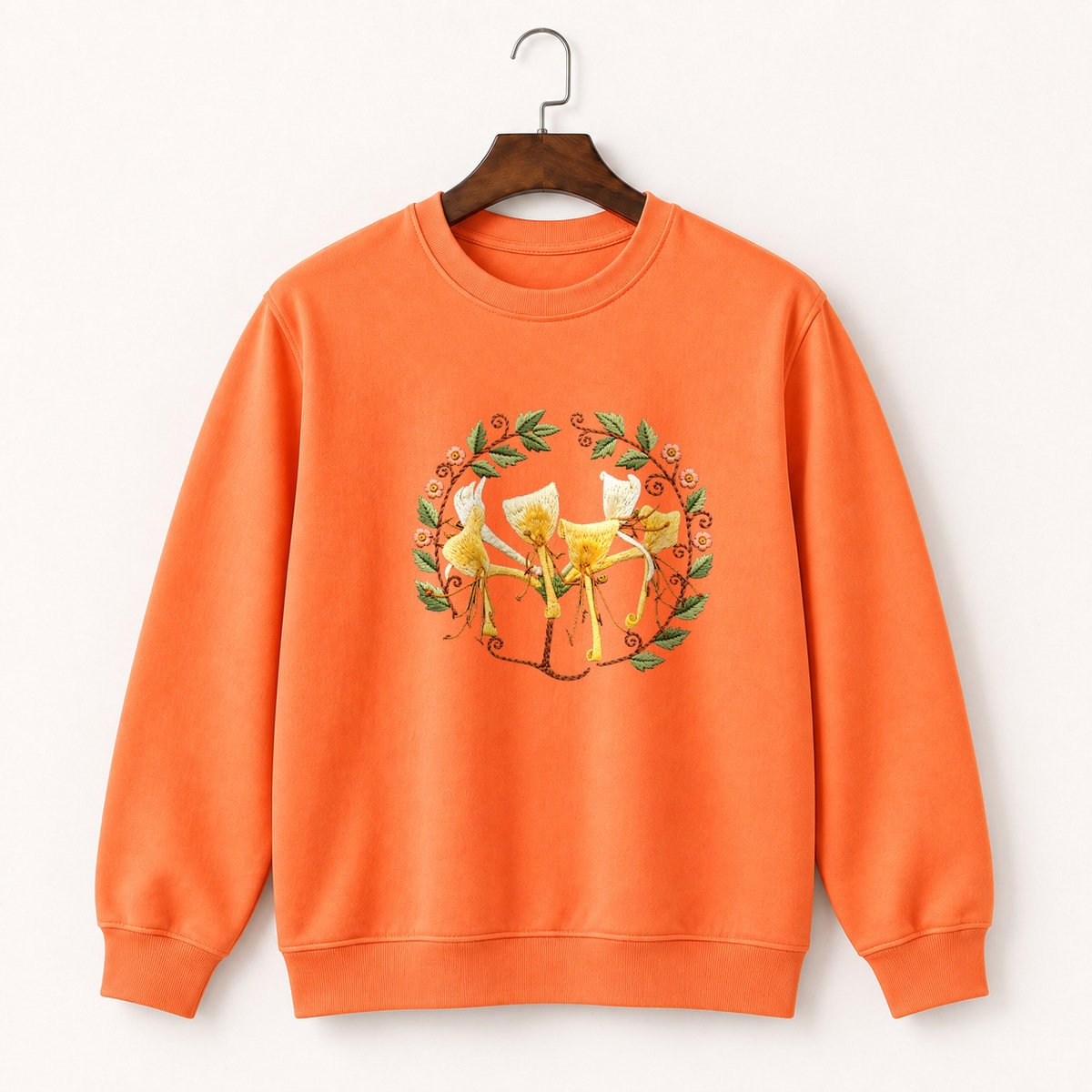 Honeysuckle Flower Crewneck Sweatshirt 3