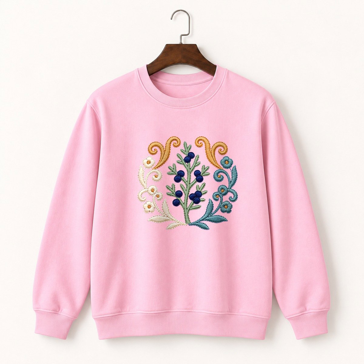 Juniper Berry Branch Crewneck Sweatshirt 4