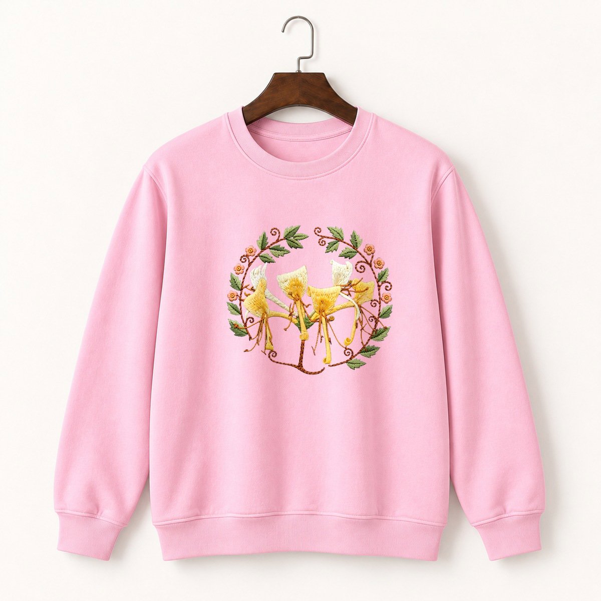 Honeysuckle Flower Crewneck Sweatshirt 4