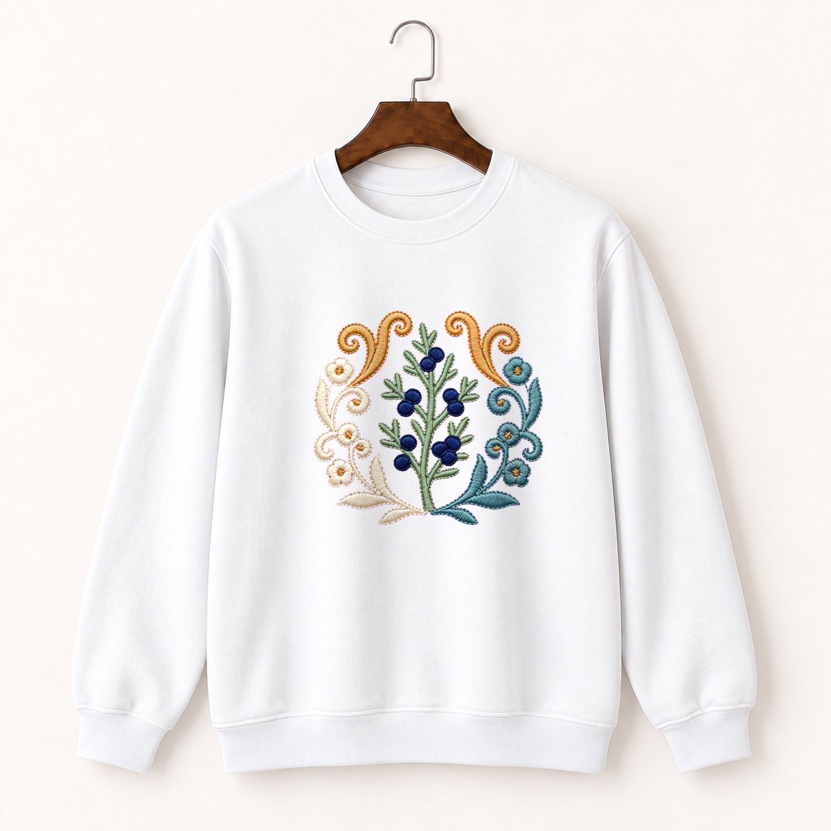 Juniper Berry Branch Crewneck Sweatshirt 5