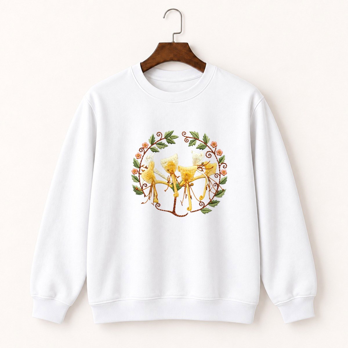 Honeysuckle Flower Crewneck Sweatshirt 5