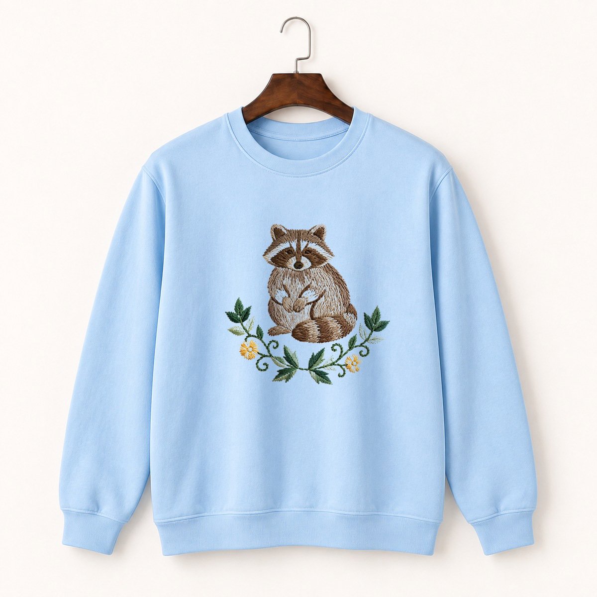 Raccoon Crewneck Sweatshirt 1