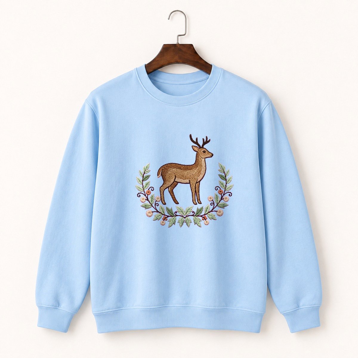 White-Tailed Deer Crewneck Sweatshirt 1