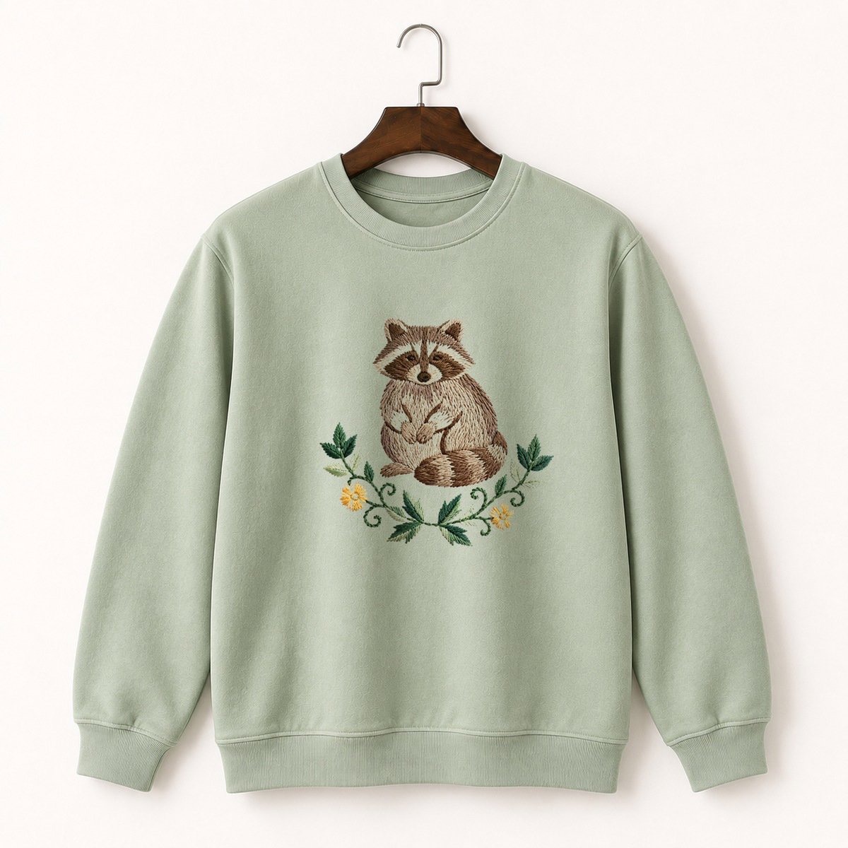 Raccoon Crewneck Sweatshirt 2