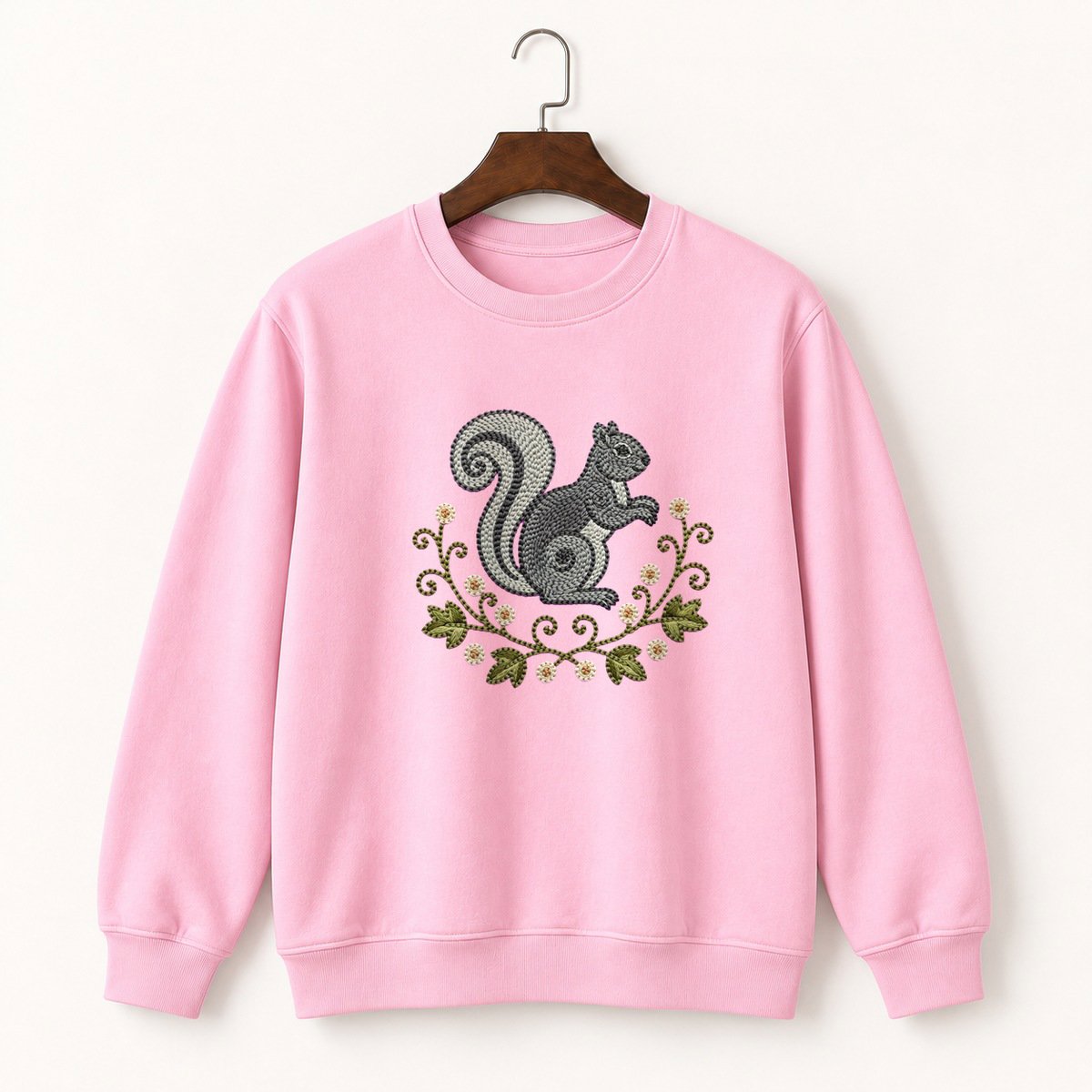 Gray Squirrel Crewneck Sweatshirt 4