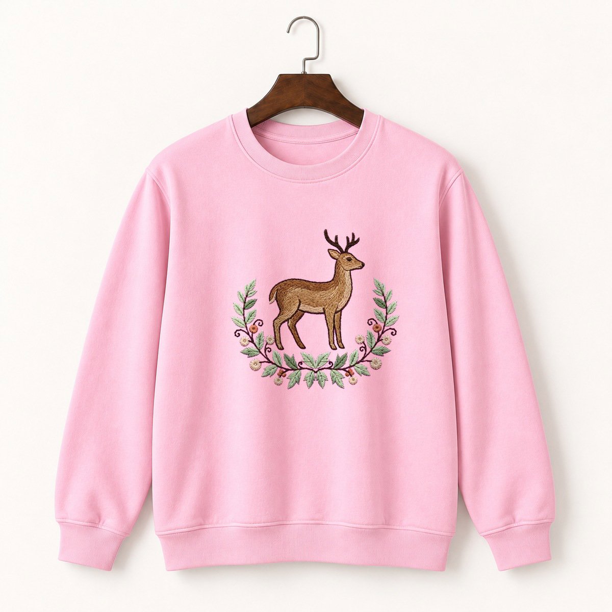 White-Tailed Deer Crewneck Sweatshirt 4