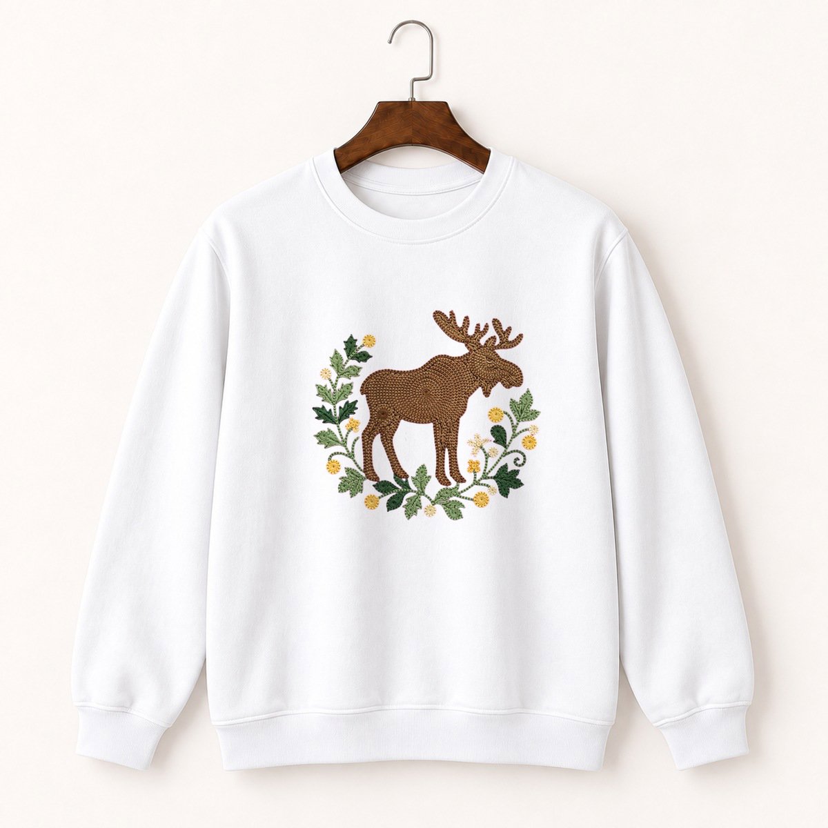 Moose Crewneck Sweatshirt 5