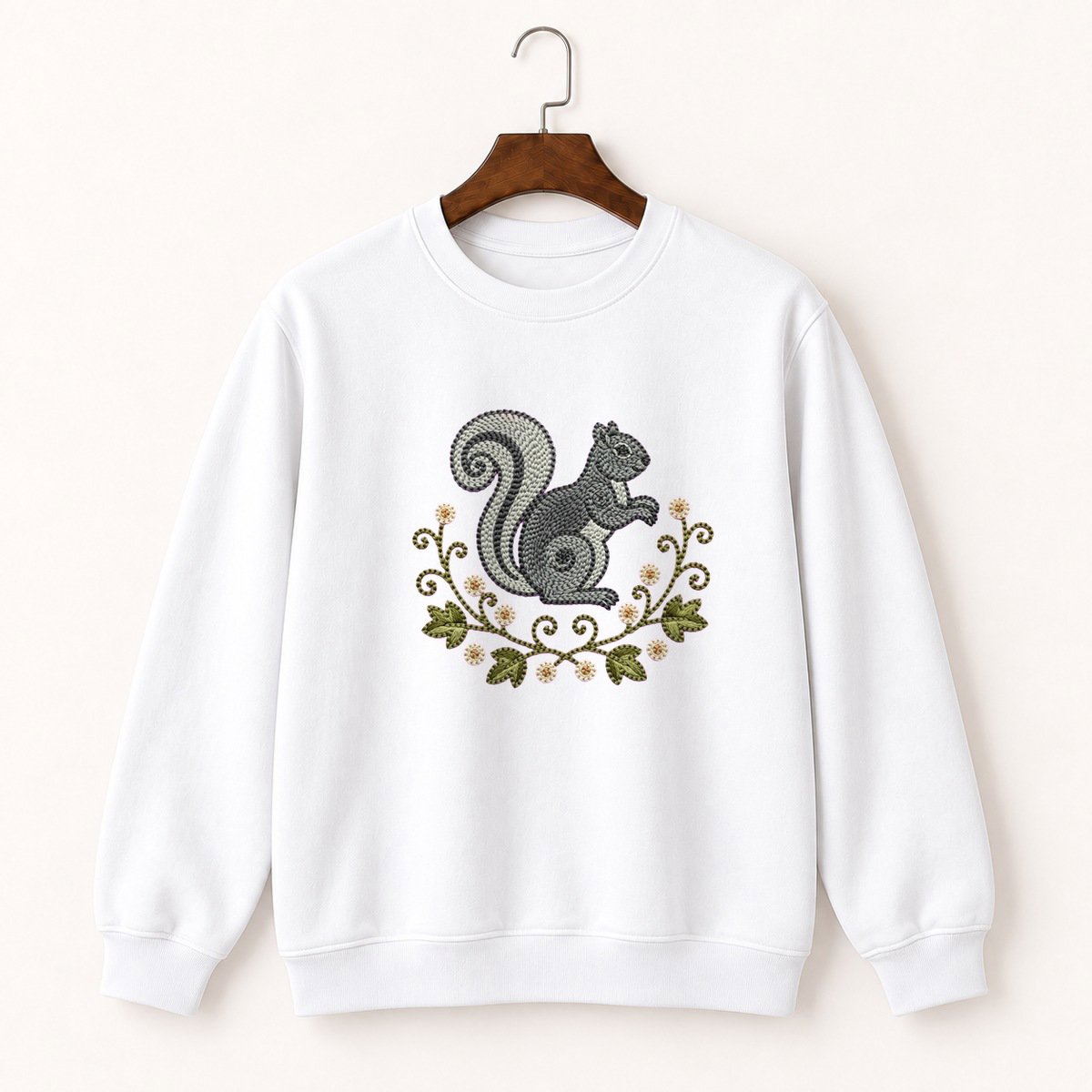 Gray Squirrel Crewneck Sweatshirt 5