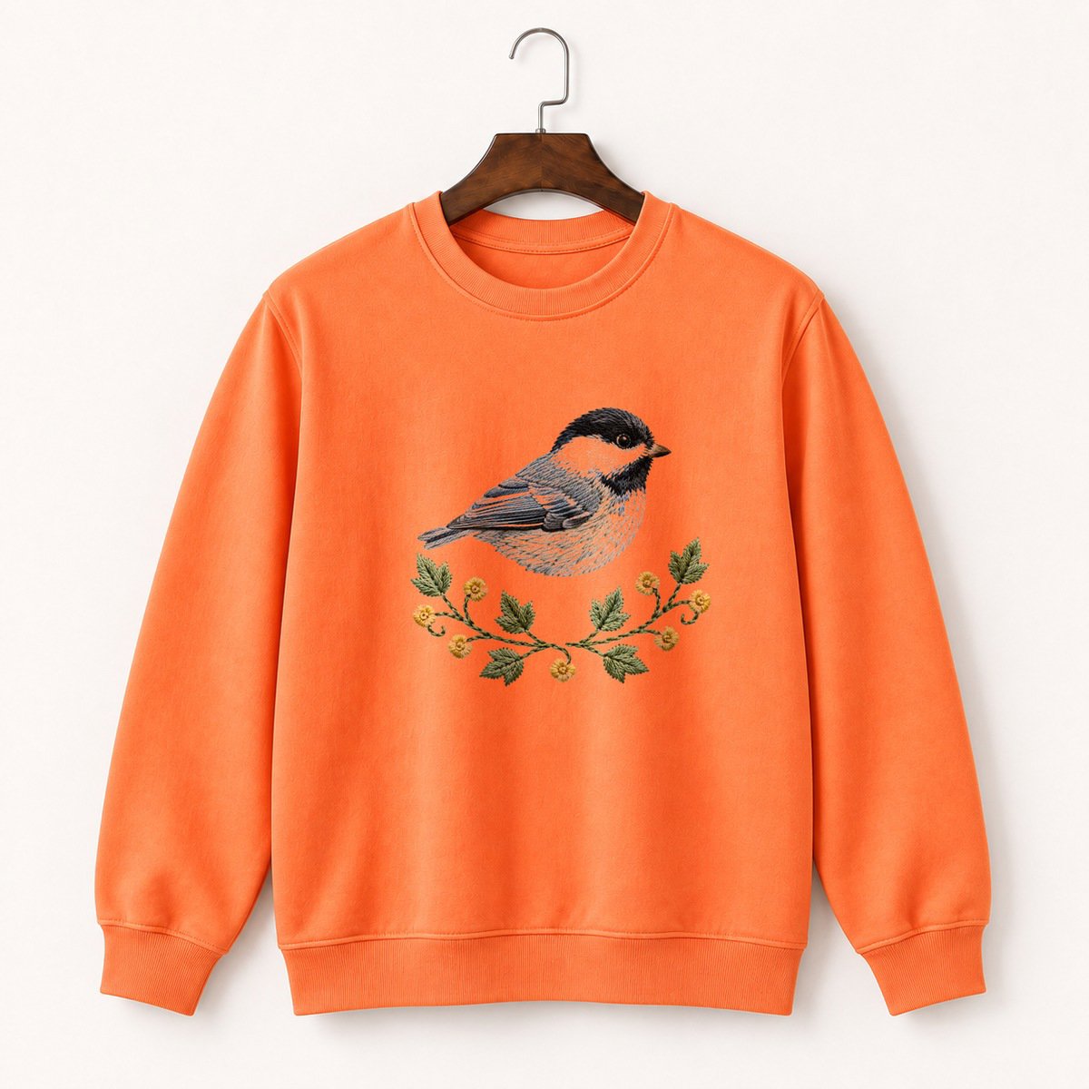 Black-Capped Chickadee Crewneck Sweatshirt 3