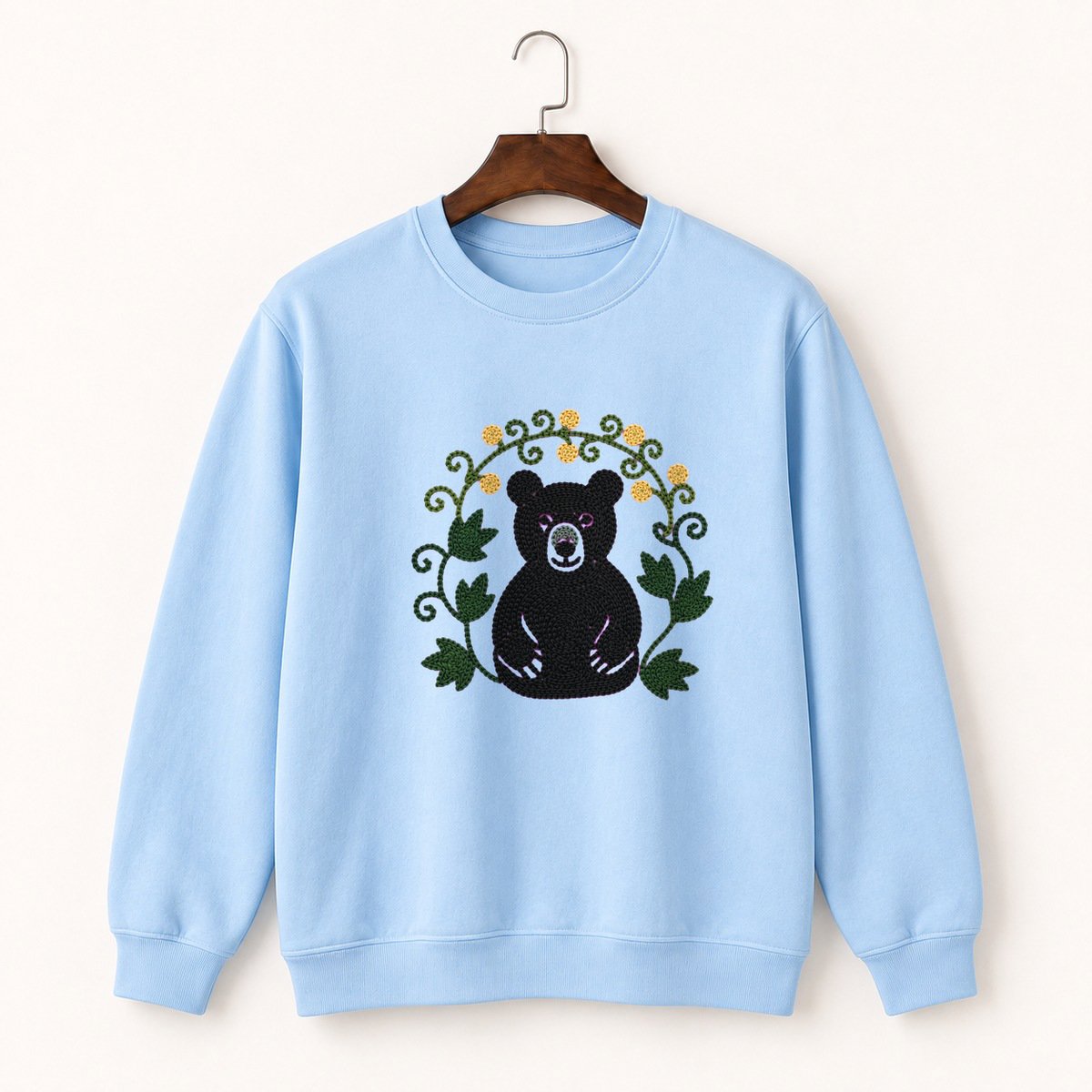 Black Bear Crewneck Sweatshirt 1
