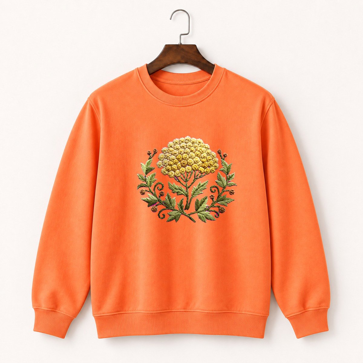 Yarrow Flower Crewneck Sweatshirt 3