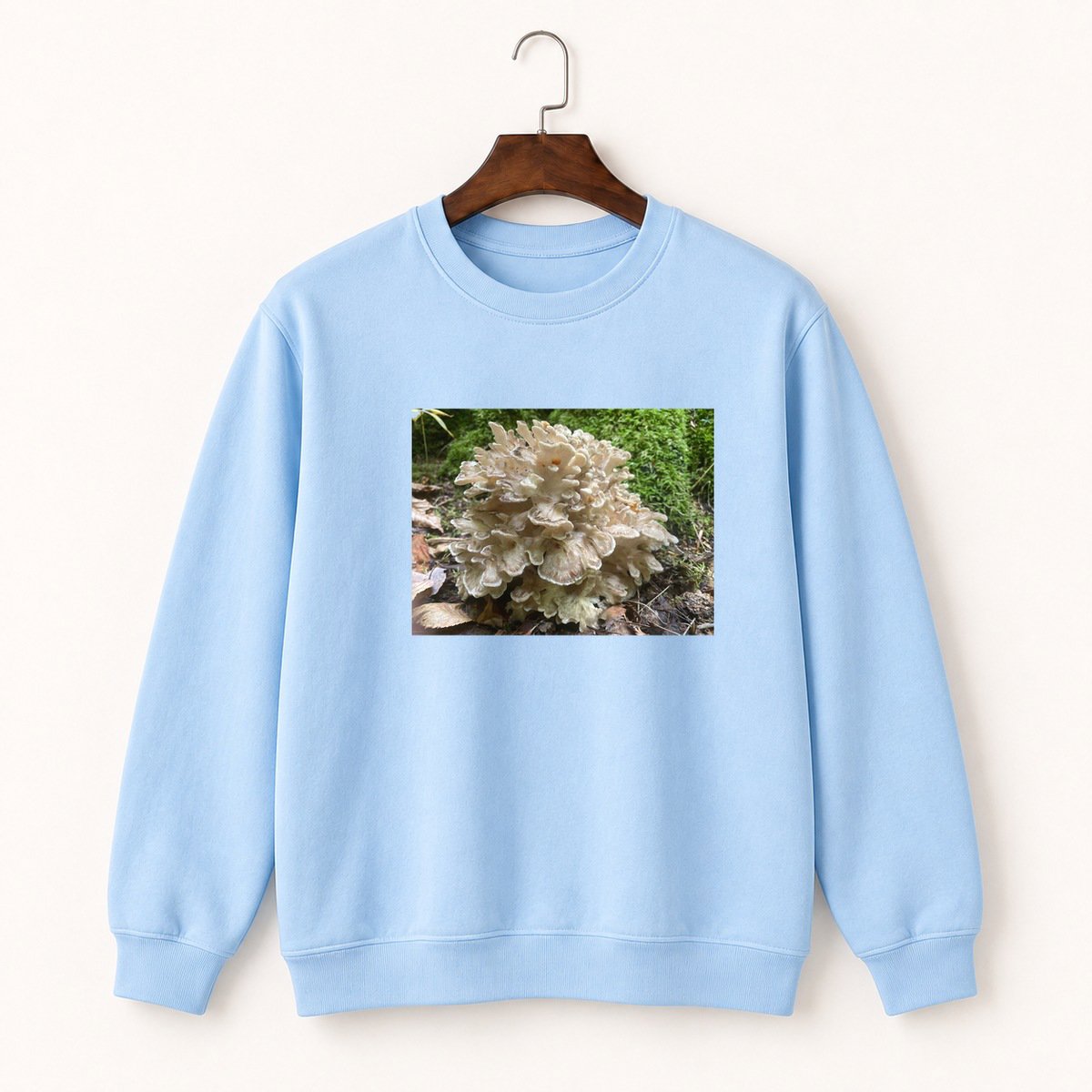 Hen of the Woods Mushroom Crewneck Sweatshirt 1