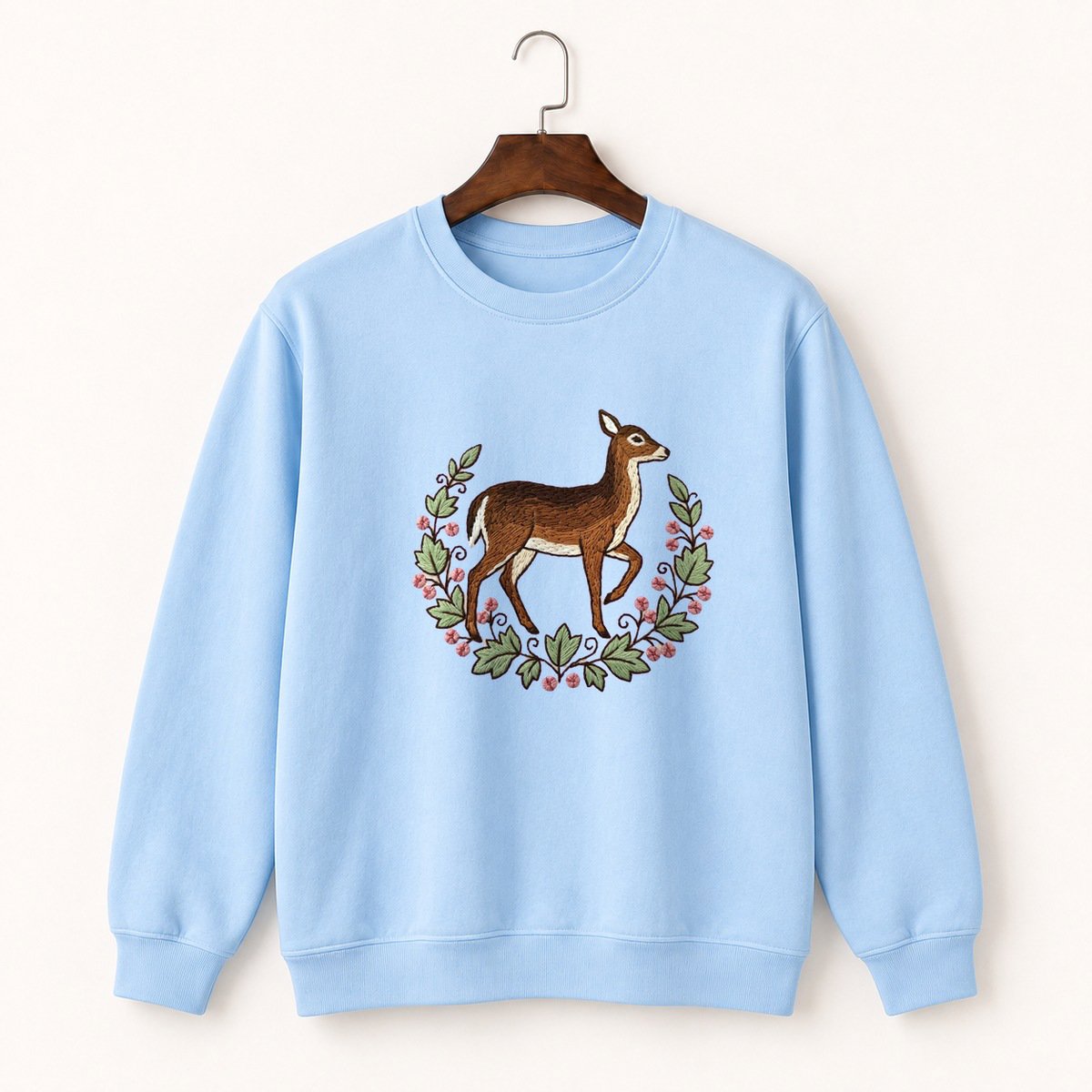 White-Tailed Deer Crewneck Sweatshirt 1