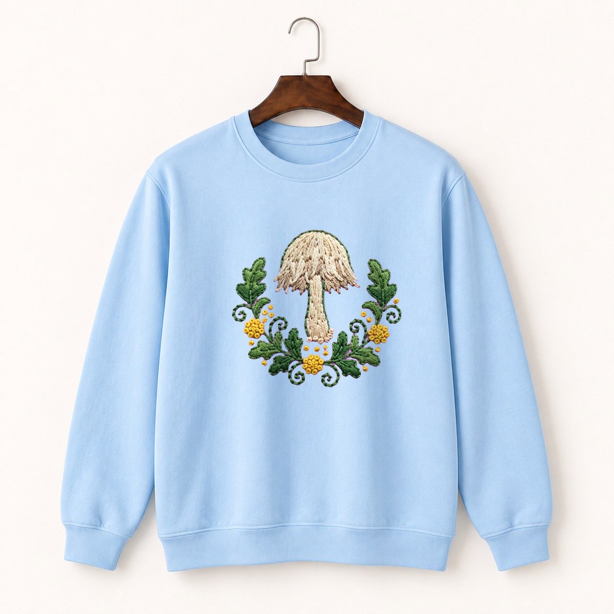 Shaggy Mane Mushroom Crewneck Sweatshirt 1