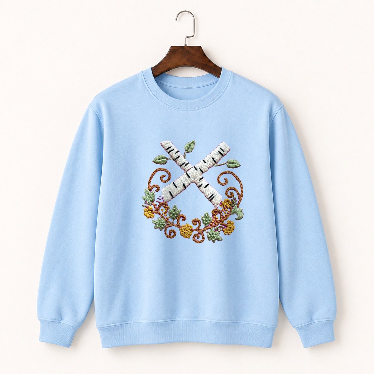 Birch Branch Crewneck Sweatshirt 1