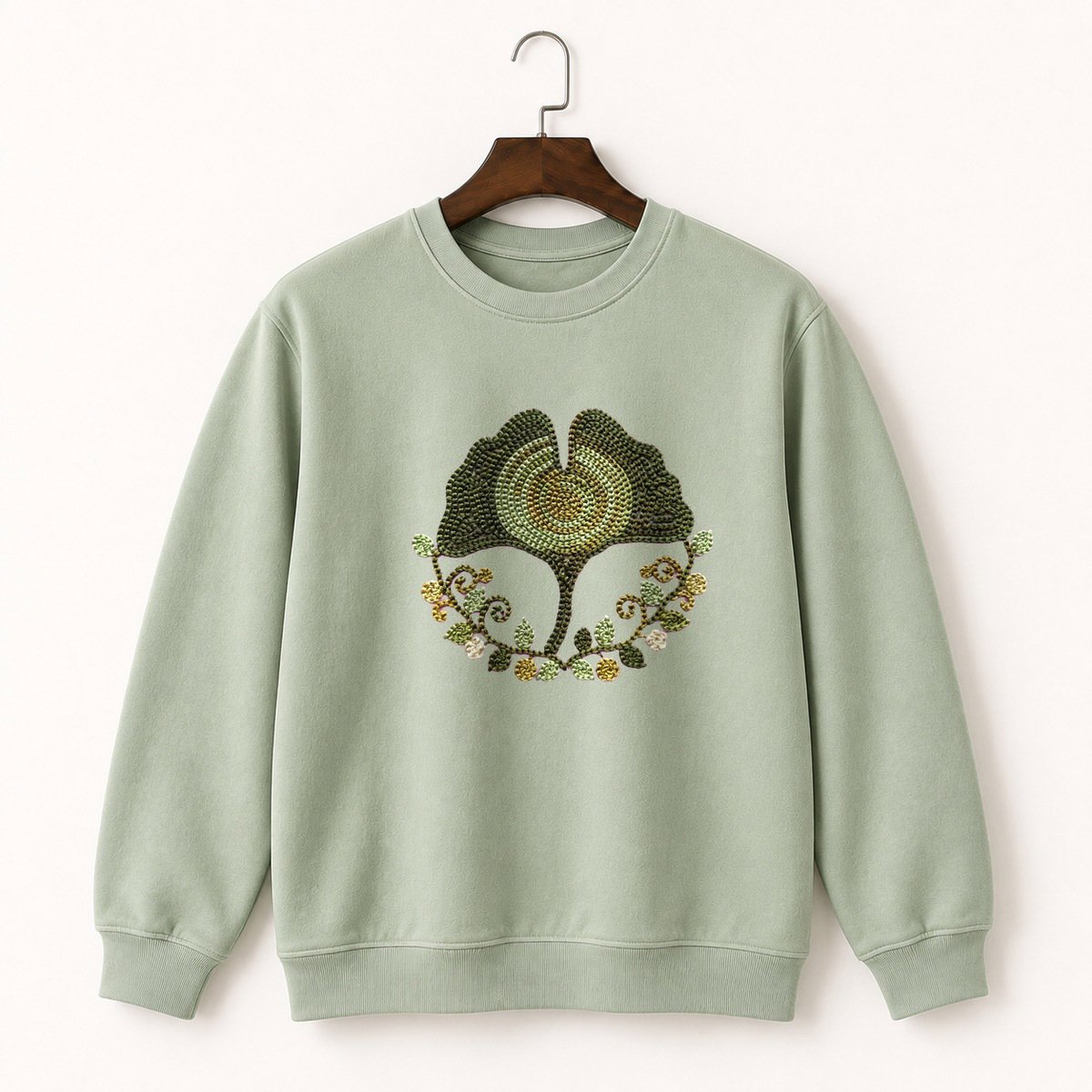Ginkgo Leaf Crewneck Sweatshirt 2