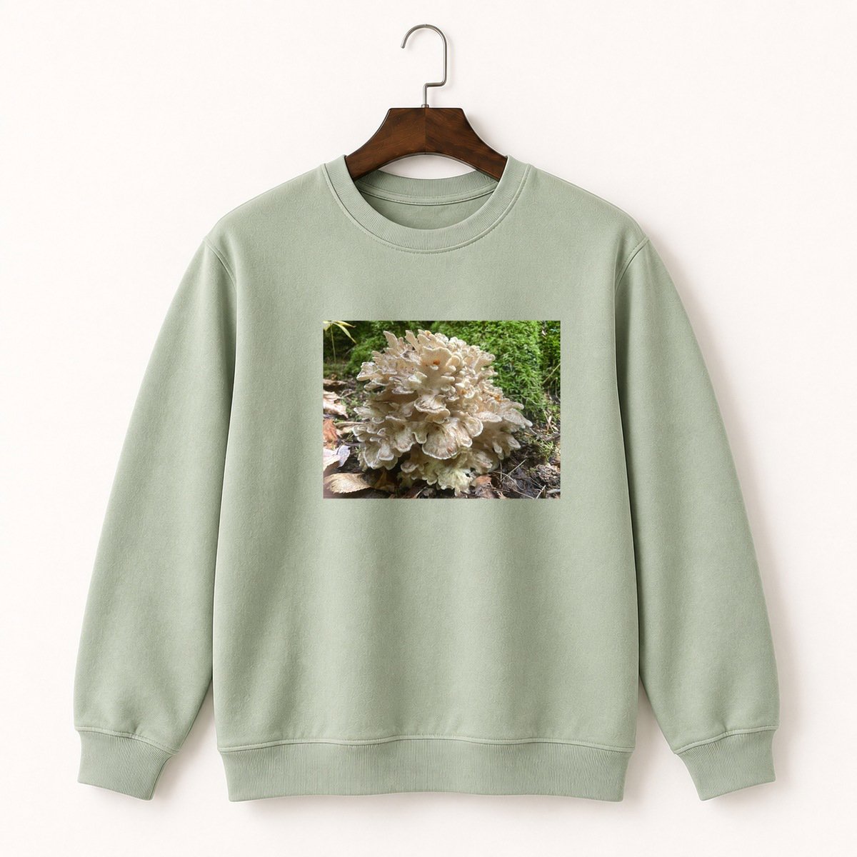Hen of the Woods Mushroom Crewneck Sweatshirt 2