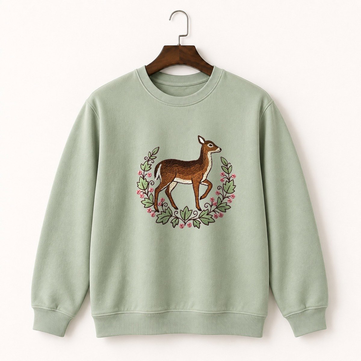 White-Tailed Deer Crewneck Sweatshirt 2